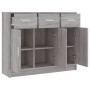 Aparador madera de ingeniería gris Sonoma 91x28x75 cm de vidaXL, Aparadores - Ref: Foro24-823014, Precio: 98,48 €, Descuento: %