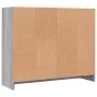 Aparador madera de ingeniería gris Sonoma 91x28x75 cm de vidaXL, Aparadores - Ref: Foro24-823014, Precio: 103,26 €, Descuento: %