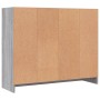 Aparador madera de ingeniería gris Sonoma 91x28x75 cm de vidaXL, Aparadores - Ref: Foro24-823014, Precio: 98,48 €, Descuento: %