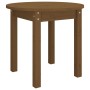 Mesa de centro de madera maciza de pino marrón miel Ø 45x40 cm en Mesas de centro | Comprar online en Foru.es