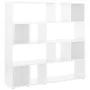 Estantería/divisor de espacios blanco brillo 105x24x102 cm de vidaXL, Divisores de ambientes - Ref: Foro24-823247, Precio: 82...