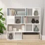 Estantería/divisor de espacios blanco brillo 105x24x102 cm de vidaXL, Divisores de ambientes - Ref: Foro24-823247, Precio: 82...