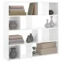 Estantería/divisor de espacios blanco brillo 105x24x102 cm de vidaXL, Divisores de ambientes - Ref: Foro24-823247, Precio: 82...