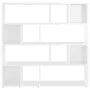 Estantería/divisor de espacios blanco brillo 105x24x102 cm de vidaXL, Divisores de ambientes - Ref: Foro24-823247, Precio: 82...