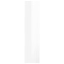 Estantería/divisor de espacios blanco brillo 105x24x102 cm de vidaXL, Divisores de ambientes - Ref: Foro24-823247, Precio: 83...