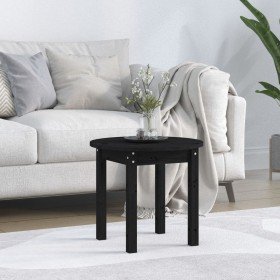 Mesa de centro madera maciza de pino negro Ø 45x40 cm en Mesas de centro | Comprar online en Foru.es