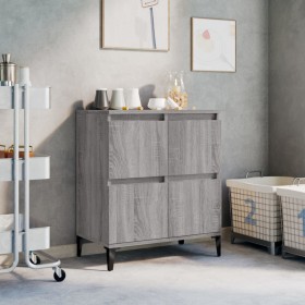 Aparador de madera contrachapada gris Sonoma 60x35x70 cm de vidaXL, Aparadores - Ref: Foro24-821170, Precio: 80,67 €, Descuen...