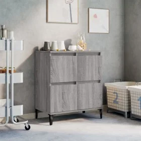 Aparador de madera contrachapada gris Sonoma 60x35x70 cm de vidaXL, Aparadores - Ref: Foro24-821170, Precio: 79,44 €, Descuen...