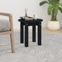 Mesa de centro de madera maciza de pino negro Ø35x35 cm en Mesas de centro | Comprar online en Foru.es