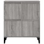 Aparador de madera contrachapada gris Sonoma 60x35x70 cm de vidaXL, Aparadores - Ref: Foro24-821170, Precio: 80,67 €, Descuen...