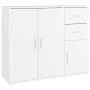 White plywood sideboard 91x29.5x75 cm by vidaXL, Sideboards - Ref: Foro24-823269, Price: 91,33 €, Discount: %