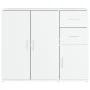 White plywood sideboard 91x29.5x75 cm by vidaXL, Sideboards - Ref: Foro24-823269, Price: 91,33 €, Discount: %