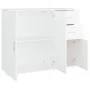 White plywood sideboard 91x29.5x75 cm by vidaXL, Sideboards - Ref: Foro24-823269, Price: 91,33 €, Discount: %