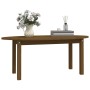 Mesa de centro madera maciza de pino marrón miel 110x55x45 cm en Mesas de centro | Comprar online en Foru.es