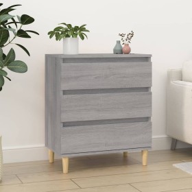 Aparador de madera contrachapada gris Sonoma 60x35x70 cm de vidaXL, Aparadores - Ref: Foro24-823046, Precio: 61,18 €, Descuen...