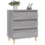Aparador de madera contrachapada gris Sonoma 60x35x70 cm de vidaXL, Aparadores - Ref: Foro24-823046, Precio: 61,18 €, Descuen...