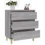 Aparador de madera contrachapada gris Sonoma 60x35x70 cm de vidaXL, Aparadores - Ref: Foro24-823046, Precio: 61,18 €, Descuen...