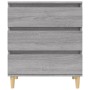 Aparador de madera contrachapada gris Sonoma 60x35x70 cm de vidaXL, Aparadores - Ref: Foro24-823046, Precio: 61,18 €, Descuen...