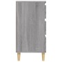 Aparador de madera contrachapada gris Sonoma 60x35x70 cm de vidaXL, Aparadores - Ref: Foro24-823046, Precio: 61,18 €, Descuen...