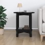 Mesa de centro de madera maciza de pino negro Ø55x60 cm en Mesas de centro | Comprar online en Foru.es