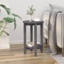 Mesa de centro de madera maciza de pino gris Ø40x60 cm en Mesas de centro | Comprar online en Foru.es