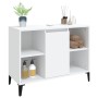 Armario para lavabo madera contrachapada blanco 80x33x60 cm de vidaXL, Tocadores de baño - Ref: Foro24-821292, Precio: 55,15 ...