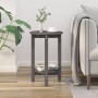 Mesa de centro de madera maciza de pino gris Ø40x60 cm en Mesas de centro | Comprar online en Foru.es