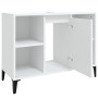 Armario para lavabo madera contrachapada blanco 80x33x60 cm de vidaXL, Tocadores de baño - Ref: Foro24-821292, Precio: 55,15 ...