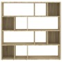 Estantería/divisor de espacios roble Sonoma 105x24x102 cm de vidaXL, Divisores de ambientes - Ref: Foro24-823248, Precio: 84,...