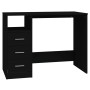 Escritorio cajones madera contrachapada negro 102x50x76 cm de vidaXL, Escritorios - Ref: Foro24-823033, Precio: 87,91 €, Desc...