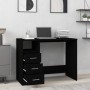 Escritorio cajones madera contrachapada negro 102x50x76 cm de vidaXL, Escritorios - Ref: Foro24-823033, Precio: 87,91 €, Desc...