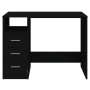 Escritorio cajones madera contrachapada negro 102x50x76 cm de vidaXL, Escritorios - Ref: Foro24-823033, Precio: 87,91 €, Desc...