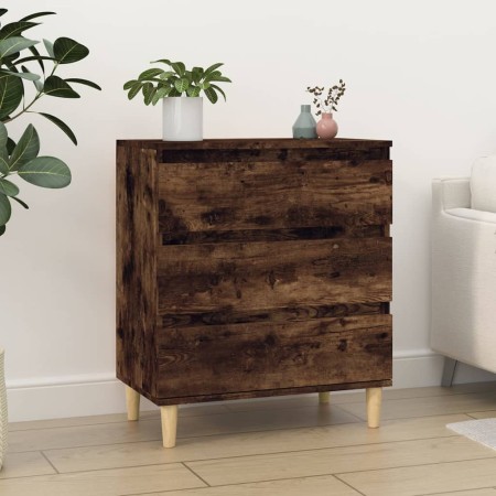 Aparador madera contrachapada color roble ahumado 60x35x70 cm de vidaXL, Aparadores - Ref: Foro24-823045, Precio: 57,11 €, De...