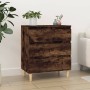 Aparador madera contrachapada color roble ahumado 60x35x70 cm de vidaXL, Aparadores - Ref: Foro24-823045, Precio: 57,11 €, De...