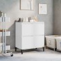 Aparador de madera contrachapada blanco 60x35x70 cm de vidaXL, Aparadores - Ref: Foro24-821164, Precio: 58,03 €, Descuento: %