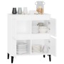 Aparador de madera contrachapada blanco 60x35x70 cm de vidaXL, Aparadores - Ref: Foro24-821164, Precio: 58,03 €, Descuento: %