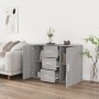 Aparador de madera contrachapada gris Sonoma 91x29,5x65 cm de vidaXL, Aparadores - Ref: Foro24-823348, Precio: 90,87 €, Descu...