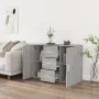 Aparador de madera contrachapada gris Sonoma 91x29,5x65 cm de vidaXL, Aparadores - Ref: Foro24-823348, Precio: 97,82 €, Descu...