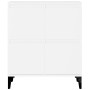 Aparador de madera contrachapada blanco 60x35x70 cm de vidaXL, Aparadores - Ref: Foro24-821164, Precio: 58,03 €, Descuento: %