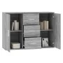 Aparador de madera contrachapada gris Sonoma 91x29,5x65 cm de vidaXL, Aparadores - Ref: Foro24-823348, Precio: 97,82 €, Descu...