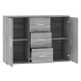 Aparador de madera contrachapada gris Sonoma 91x29,5x65 cm de vidaXL, Aparadores - Ref: Foro24-823348, Precio: 90,87 €, Descu...