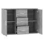 Aparador de madera contrachapada gris Sonoma 91x29,5x65 cm de vidaXL, Aparadores - Ref: Foro24-823348, Precio: 97,82 €, Descu...