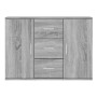 Aparador de madera contrachapada gris Sonoma 91x29,5x65 cm de vidaXL, Aparadores - Ref: Foro24-823348, Precio: 90,87 €, Descu...