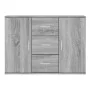Aparador de madera contrachapada gris Sonoma 91x29,5x65 cm de vidaXL, Aparadores - Ref: Foro24-823348, Precio: 97,82 €, Descu...