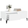 Mesa de centro madera contrachapada blanco 90x50x36,5 cm de vidaXL, Mesas de centro - Ref: Foro24-821116, Precio: 67,14 €, De...