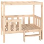 Cama para perros madera maciza de pino 95,5x73,5x90 cm en Camas para perros | Comprar online en Foru.es