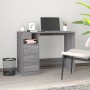 Escritorio con cajones contrachapada gris Sonoma 102x50x76 cm de vidaXL, Escritorios - Ref: Foro24-823038, Precio: 94,44 €, D...