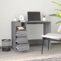 Escritorio con cajones contrachapada gris Sonoma 102x50x76 cm de vidaXL, Escritorios - Ref: Foro24-823038, Precio: 94,44 €, D...