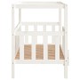 Cama para perros madera maciza de pino blanco 105,5x83,5x100 cm en Camas para perros | Comprar online en Foru.es