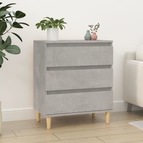 Aparador de madera contrachapada gris hormigón 60x35x70 cm de vidaXL, Aparadores - Ref: Foro24-823044, Precio: 58,83 €, Descu...